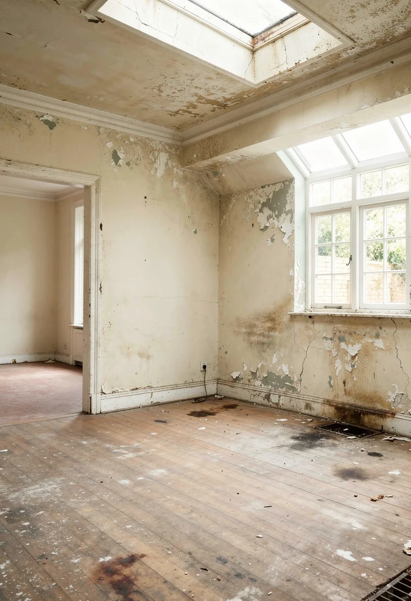 Modern kitchen colors earthy before renovation empty room