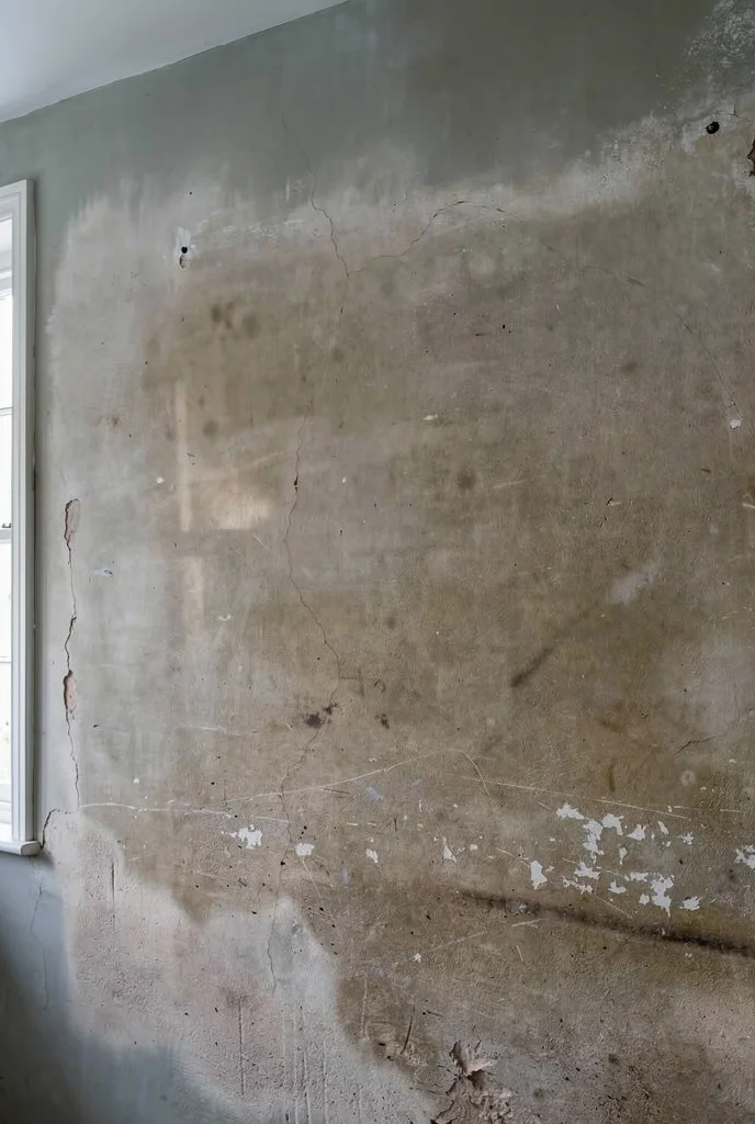 English Country Living Room patina imperfection design scene empty room