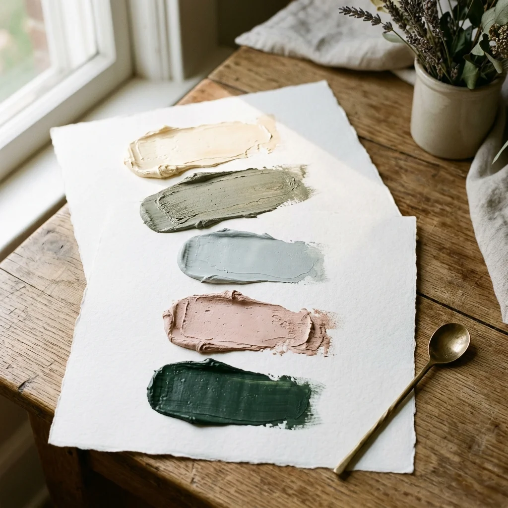 English Country Living Room english country palette design scene