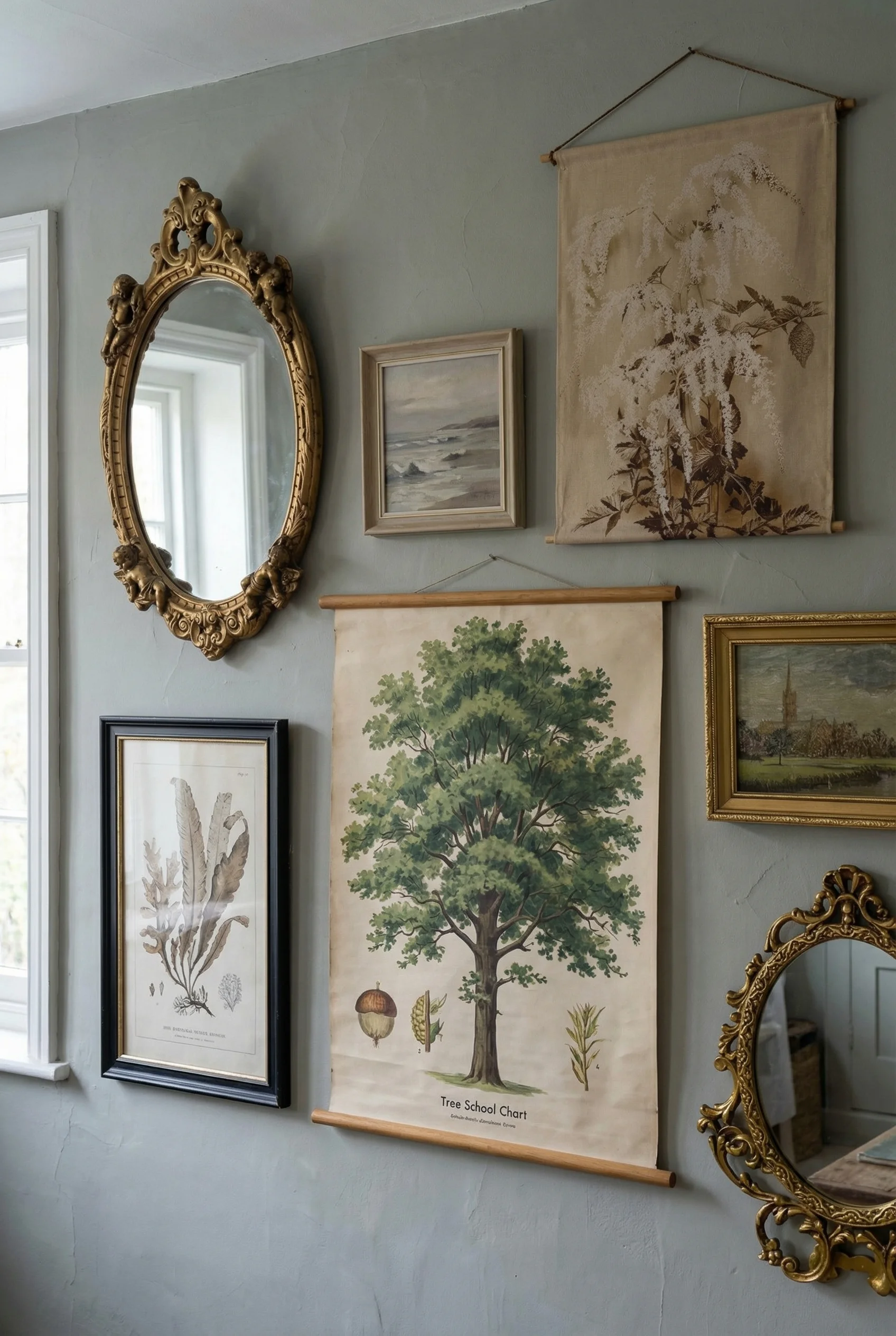 English Country Living Room patina imperfection design scene